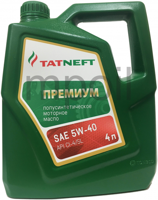 Масло Tatneft Премиум 5W-40 4л п/с