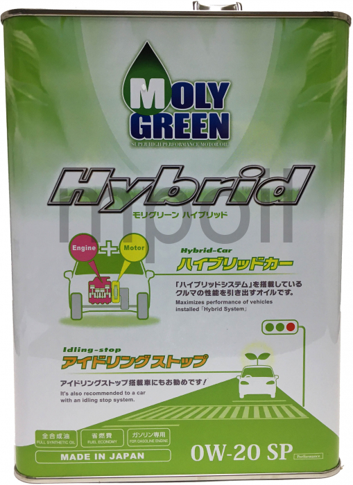 Масло Moly Green HYBRID SP 0W-20 4л