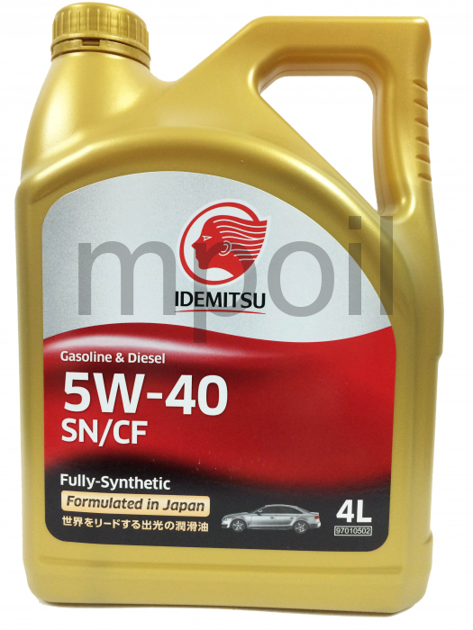 Масло IDEMITSU 5W-40 SN/CF (F-S) 4л