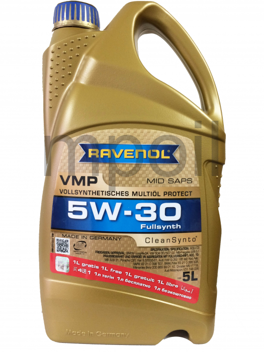Масло RAVENOL VMP 5W-30 (4л)