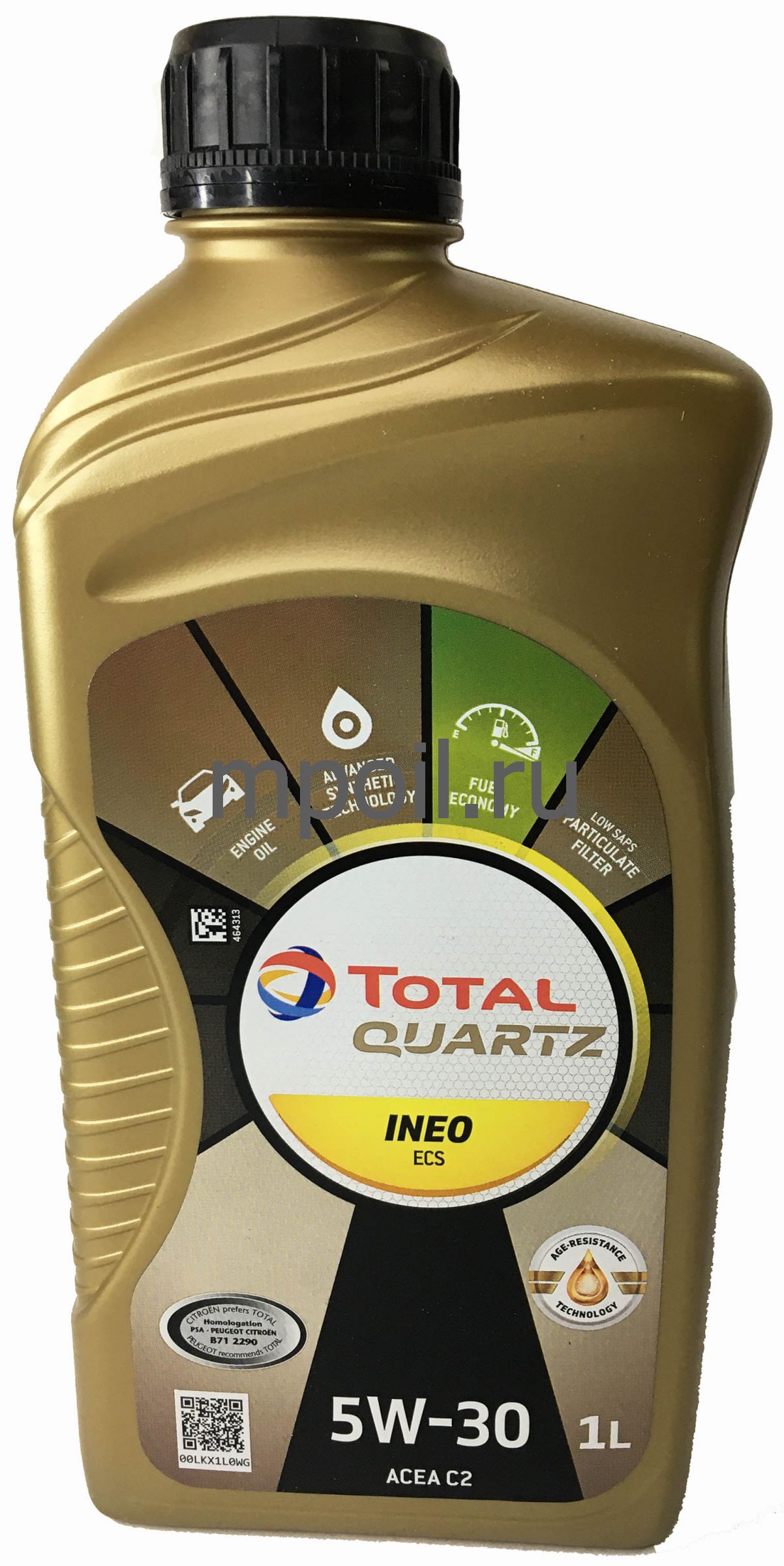 Масло total quartz 5w30 energy