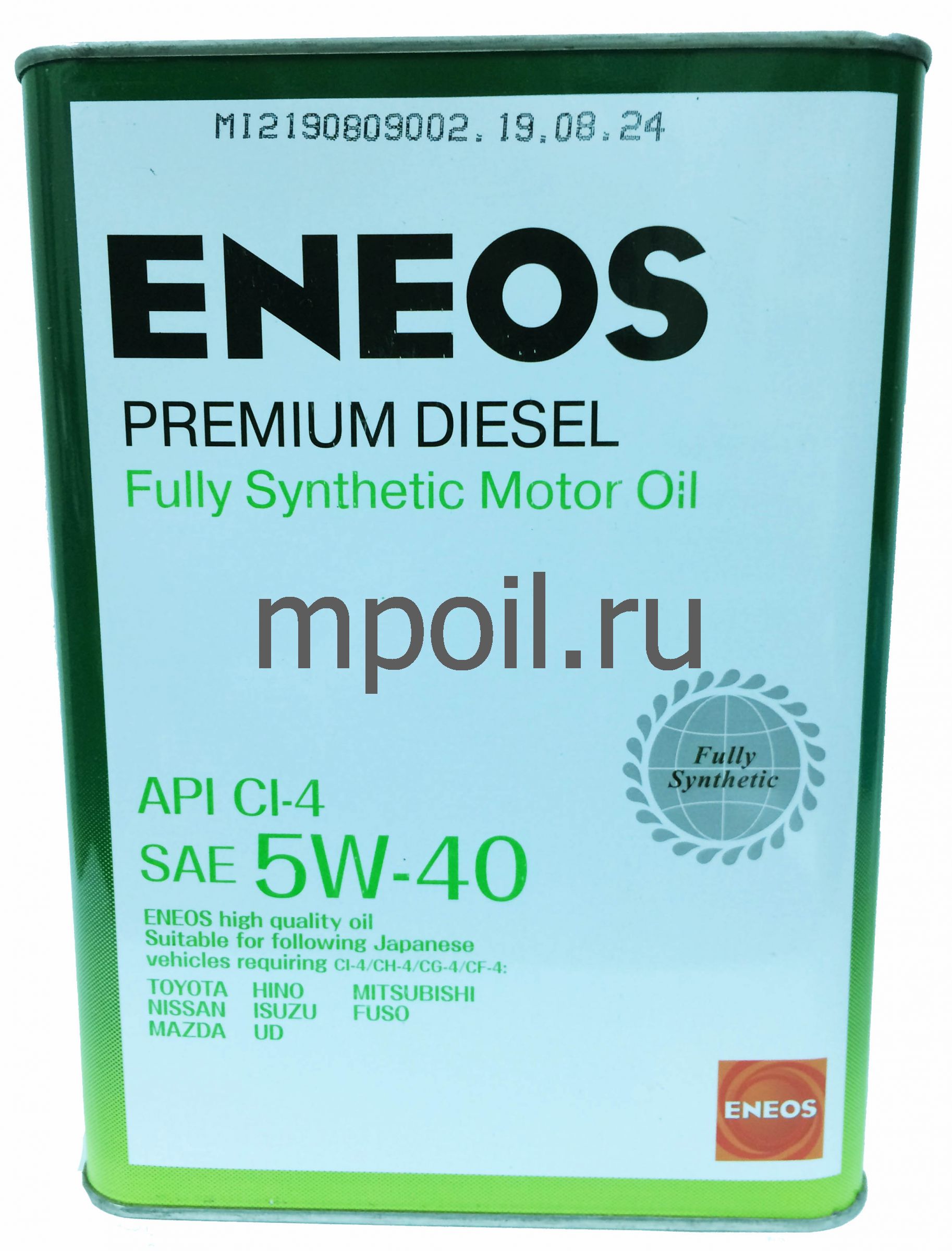 Масло моторное 5w40 премиум отзывы. ENEOS Premium Diesel ci-4 5w-40 4л. ENEOS Premium Diesel 5w-40. ENEOS 5w40 Premium. ENEOS 8809478943077.