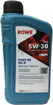 Масло Rowe HIGHTEC SYNT RS HC-D 5W-30 1л