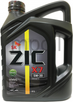 Масло ZIC X7 Diesel  5W-30 4л