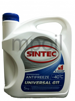 Антифриз Sintec Universal G11 синий 5л