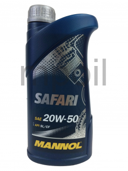 Масло MANNOL SAFARI 20W-50 1л