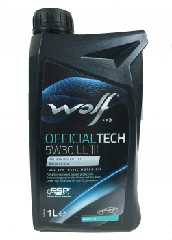 Масло WOLF OFFICIALTECH 5W30 LL III 1L