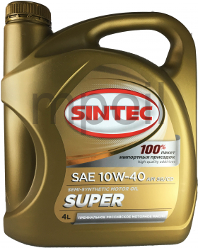 Масло Sintec Super 10W-40 п/с 4л