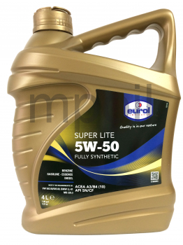 Масло EUROL Super Lite 5W-50 синт. 4л