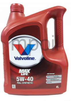 Масло Valvoline MAXLIFE 5W40 4л