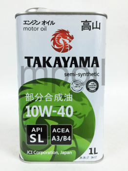 Масло TAKAYAMA 10W-40 п/с, SL, A3/B4 1л