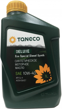 Масло Taneco DeLuxe Eco Special Diesel Synth 10W-40 1л