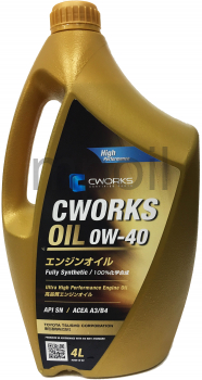 Масло Cworks OIL 0W-40 A3/B4 (4л)