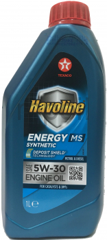 Масло Texaco Havoline Energy MS 5W30 1л 801735NKE