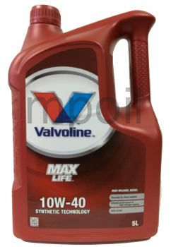 Масло Valvoline MAXLIFE 10W40 5л