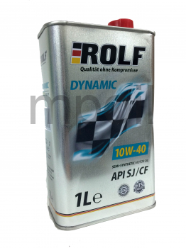 Масло ROLF Dynamic 10W-40 п/с API SJ/CF 1л 322235