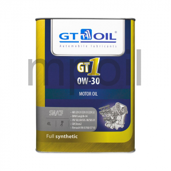 Масло GT1 0W-30 API SN/CF 4 л