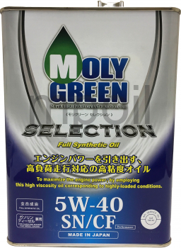 Масло Moly Green SELECTION 5W-40 4л