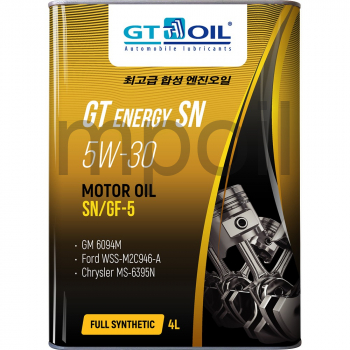 Масло GT Energy SN 5W30 API SN 4 л