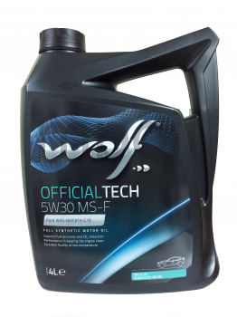 Масло WOLF OFFICIALTECH 5W30 MS-F 4L