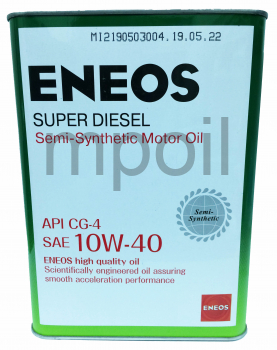 Масло ENEOS Super Diesel CG-4 10W40 п\с 4л