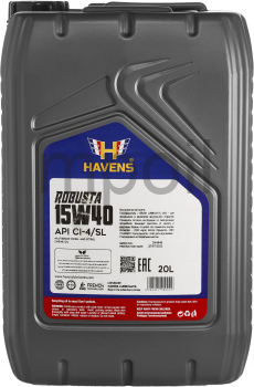 Масло Havens Robusta HD 15W40 CI-4/SL 20л