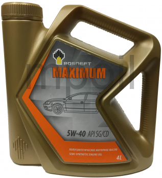 Масло Rosneft Maximum 5W-40  SG/CD 4л п/с