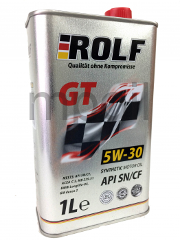 Масло ROLF GT 5W-30 синт. API SN/CF 1л