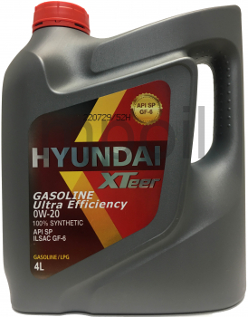 Масло Hyundai XTeer Gasoline Ultra Efficiency 0W20 4л