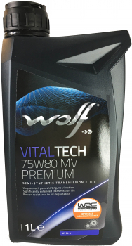 Масло WOLF VITALTECH 75W80 MULTI VEHICLE  API GL-4 + трансм 1л