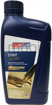 Масло EUROLUB SYNT 5W40 SN/CF A3/B4 1л