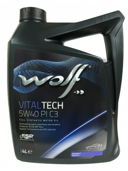 Масло WOLF VITALTECH 5W40 PI C3 4L