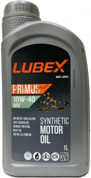 Масло LUBEX Primus MV 10W-40 CF/SN A3/B4 (1л)