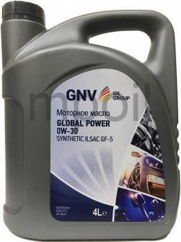 Масло GNV Global Power 0W-30 Synthetic GF-5 4л