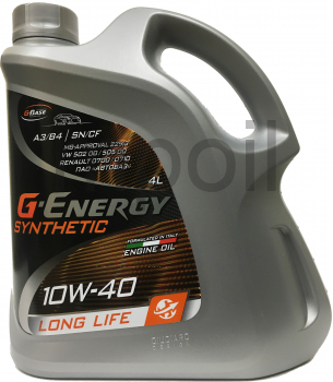 Масло G-Energy SyntheticLongLife 10W-40 4л