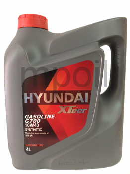 Масло Hyundai XTeer Gasoline G700 10W40 SN 4л