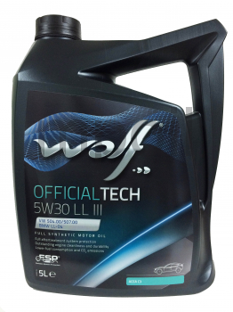 Масло WOLF OFFICIALTECH 5W30 LL III 5L