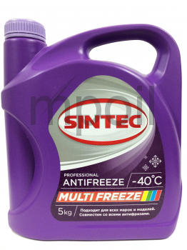 Антифриз Sintec Мultifreeze универсальный розовый 5л