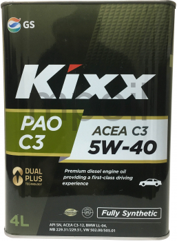 Масло KIXX PAO 5W-40 C3 4л