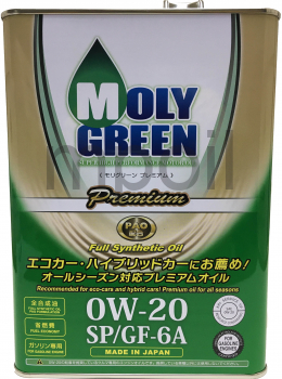 Масло Moly Green PREMIUM 0W-20 4л