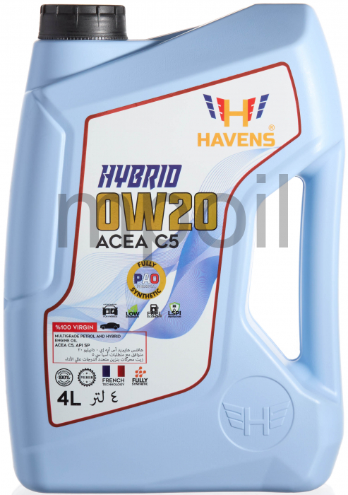 Масло Havens Hybrid 0W20 SP ACEA C5 4л