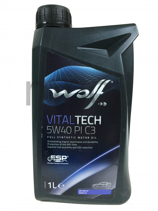 Масло WOLF VITALTECH 5W40 PI C3 1L