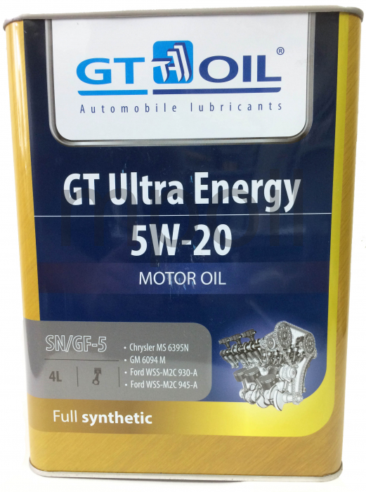 Масло GT Ultra Energy 5W-20 API SN/GF-5 4 л