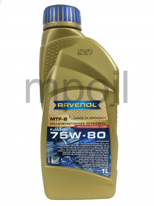 Масло RAVENOL MTF-2 75W-80 трансм. (1л)