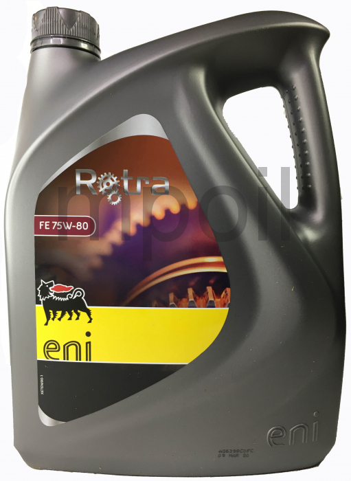 Масло трансм. п/с Eni "Rotra FE 75W-80", 4л