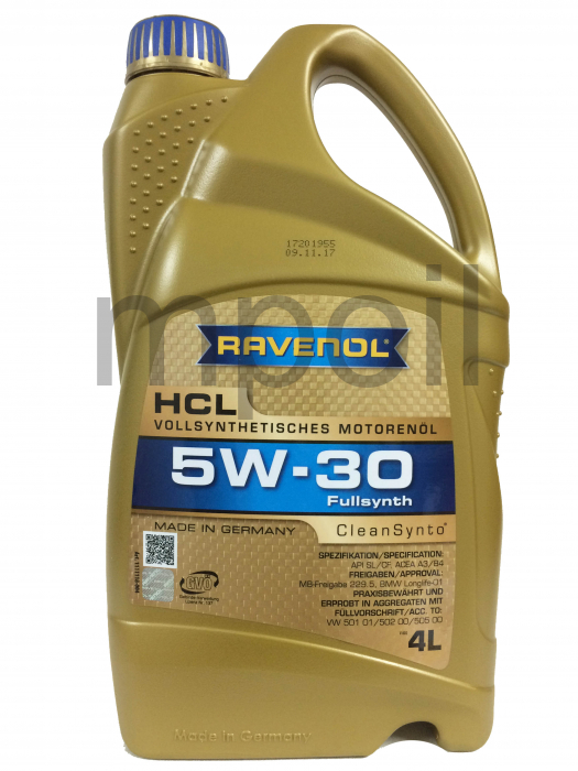 Масло RAVENOL HCL 5W-30 (4л)