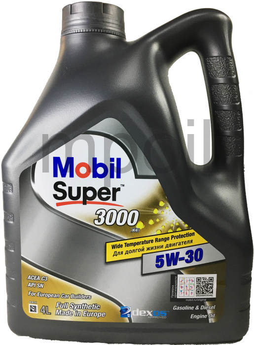 Масло Mobil Super 3000 XE  5W-30 4л