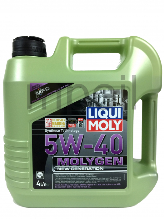 Масло LIQUI MOLY Molygen New Generation 5w40 (4л)