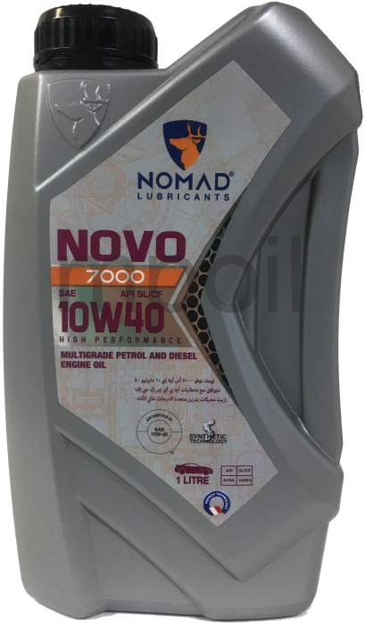 Масло NOMAD NOVO 7000 10W-40 SL/CF, ACEA A4/B4 1л