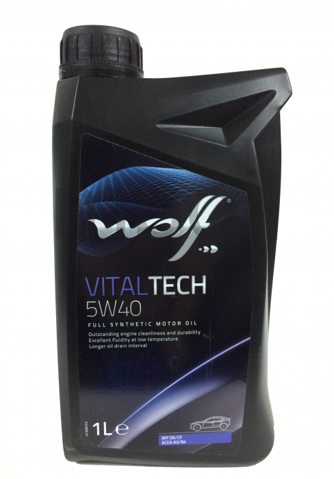 Масло WOLF VITALTECH 5W40 1L